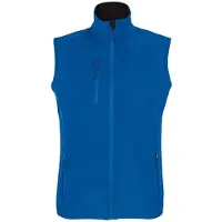 Sols Dames/Dames Falcon Bodywarmer Softshell met rits (Koningsblauw)