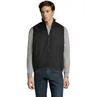 Sols Omkeerbare bodywarmer voor uniseks volwassenen Winner (Zwart)