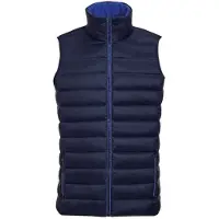 Sols Heren Wave lichtgewicht bodywarmer (Marine)