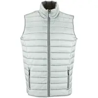Sols Heren Wave lichtgewicht bodywarmer (Metaalgrijs)