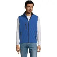 Sols Heren Rallye Softshell Mouwloos Gilet (Koningsblauw)