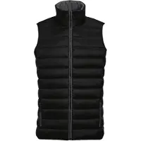 Sols Heren Wave Gevoerde Waterafstotende Bodywarmer/Gilet (Zwart)