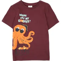 s.Oliver Shirt lichtblauw / oranje / wijnrood / zwart