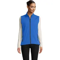 Sols Dames/Dames Race Softshell Bodywarmer (Koningsblauw)