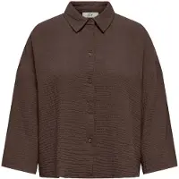 JDY Blouse 'JDYTheis' chocoladebruin
