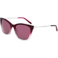 DKNY DK711S N Crystal plum/smoke gradient 55/18/140 WOMAN Zonnebrillen