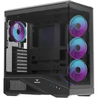 Preyon Long Claw Alpha Gaming Toetsenbord, membraan, full-size, 104 toetsen, RGB-verlichting, magnetische polssteun, aluminium volume-wiel, PC-toetsenbord