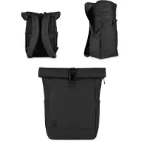 OEM Waterdichte reistas (37 liter) - Met magneetsluiting, laptopvak met organizer en flessenhouder - Gevoerd schoudergordel en rug met rollende sluiting - 5 vakken