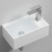 OEM Keramische wasbakken voor gastentoiletten, wit, afmetingen: 30,8 x 18,3 x 11,4 cm