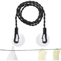 OEM Reiswasrek – 300 cm – Opvouwbaar – Met haken en klittenband – Reisaccessoires – Geschikt voor binnen- en buitententen
