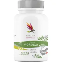 Carnium Botanicals Bio Moringa – Voedingssupplement – Biologisch Moringa Bladpoeder – Superfood – Vegan – 180 Capsules