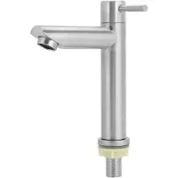 OEM Koudwaterkraan - RVS-wc-kraan met eenvoudige installatie, geschikt voor badkamer of keuken