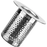 OEM RVS gootsteenzeef, afvoerhaarvanger, afvoerfilternet, geschikt voor keuken, badkamer, balkon, 1,5 meter, metaal