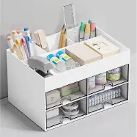 OEM Premium bureaustoel met 4 lades - Ruimtebesparend en multifunctioneel - Wit