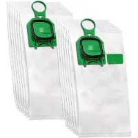 OEM Set van 12 microvezelstofzuigzakken van premium kwaliteit - voor Vorwerk Kobold VK 140 150 - met gecoate microvezel en vochtbarrière - 12 stuks - vervangingsfilters - stofzuigzakken van MohMus fleece