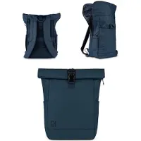 OEM Waterdichte en robuuste rolltop-tas (37 liter) - Magnetische sluiting, laptopvak met organizer en houder voor drinkflessen - Gevoerde schouderbanden en rug met rollende sluiting - 5 compartimenten