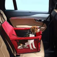 OEM Verstelbare autostoel voor honden, Oxford-stof, transporttas, autostoel voor huisdieren, huisdierveiligheid, rood