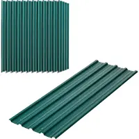 Outsunny -Dachblech-Stahl-129L x 45B cm-Grün