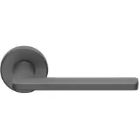 DnD | Deurkruk | LUCE P RR VIS | Antraciet | Rond Rozet