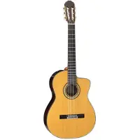 Takamine EH5C Gloss Natural elektrisch-akoestische klassieke gitaar met softcase