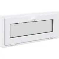 vidaXL Kleur binnenkant kelderraam Wit RISOR 90 x 40 cm