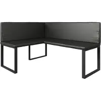 Vicco Ravon Eetkamerhoekbank – 120 x 150 cm Zwart