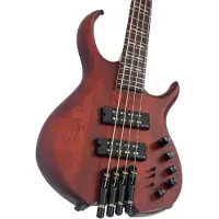Sire Marcus Miller M6H 4-String Mahogany Satin headless elektrische basgitaar met gigbag