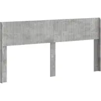 vidaXL Hoofdbord Betongrijs PB