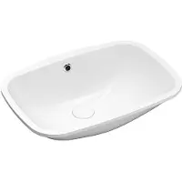 Sapho Nuvo Keramische onderbouwwastafel, 55x38cm, wit