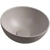Sapho Minor Betonnen waskom, Ø26cm, mat zand