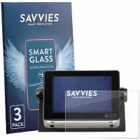 Savvies 3 Stuks Screenprotector - geschikt voor Raymarine Axiom+ 7 - beschermfolie glas transparant
