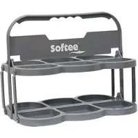Softee Opvouwbare Flessenhouder Deluxe Voor 6 Flessen Gris