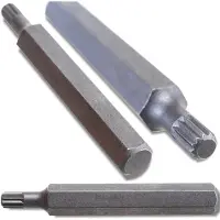 Rockforce Serie - Spline Bit - M6x75mm - Cr-V Staal - 12-Puntig