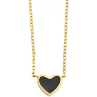 Akzent dames ketting met hanger Kadira roestvrijstalen ketting met hanger, lengte: 43+5cm