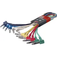 Stagg Stereo Jack Patch Cable 6 Pack