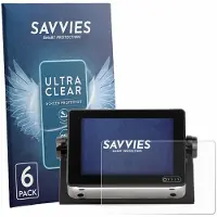 Savvies - Screenprotector voor Raymarine Axiom+ 7 - Folie Beschermfolie transparant 6 Stuks