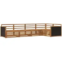 vidaXL Buiten bank set 5 st Naturel Massief Acacia Hout