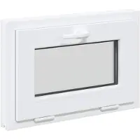 vidaXL Kelderraam RISOR 60 x 40 cm PVC en Glas Wit