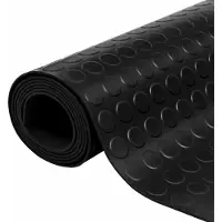 vidaXL Vloermat Zwart 1 x 2 m Rubber