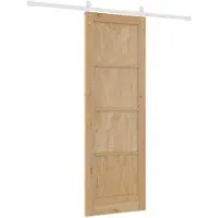 vidaXL Schuifdeur ORKDAL 73,5 x 211 cm Massief grenenhout