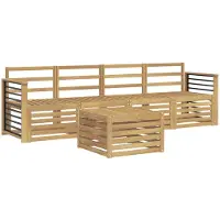 vidaXL Sofa-Sets Massief Acacia Hout
