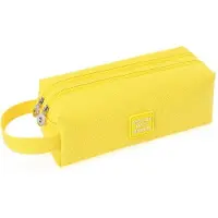OEM Schoolmeubilair, Oxfordstof, groot etui, geel, voor meisjes en vrouwen