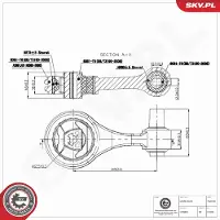 ESEN SKV 75SKV346 Motorsteunlager