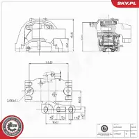 ESEN SKV 75SKV345 Motorsteunlager