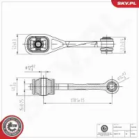 ESEN SKV 75SKV348 Motorsteunlager