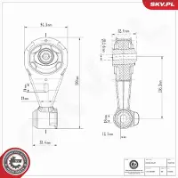 ESEN SKV 75SKV166 Motorsteunlager