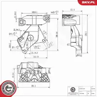 ESEN SKV 75SKV383 Motorsteunlager