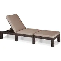 Markenlos Luxe ligbed voor tuin, terras en balkon / Tuinstoel