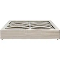Vente-unique Bedbodem met opbergruimte 180 x 200 cm van corduroy fluweel - Crème - KARESO van YSMÉE