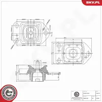 ESEN SKV 75SKV415 Motorsteunlager